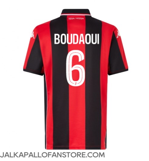 OGC Nice Hicham Boudaoui #6 Kotipaita 2025-26 Lyhythihainen OGC Nice Hicham Boudaoui #6 Kotipaita 2025-26 Lyhythihainen